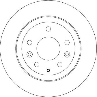 Billede af TRW DF6807 Bremseskiver 281 9,5 5 114,3 fuldstændigt lakeret MAZDA: CX 3