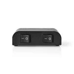 Billede af Højttaler kontrolboks 2 Port Terminal klemmer Højttalerimpedans: 4 16 Ohm Maksimal Belastning pr. Kanal: 150 W Aluminium Sort