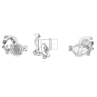 Billede af MAHLE ORIGINAL CE 54 000P EGR køler med ventil