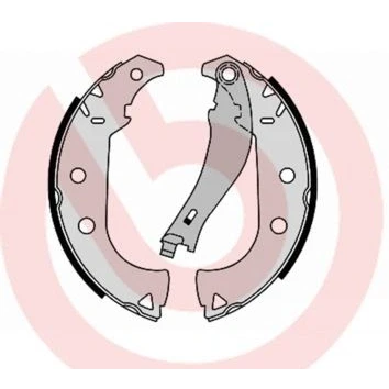 Billede af BREMBO S 23 556 Bremsebakker 229 42 med håndbremsegreb