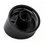 Billede af Armatur skrå E27 ø95mm IP40, sort