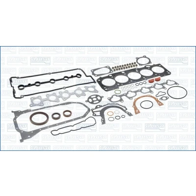 Billede af AJUSA 50114100 Komplet pakningssæt, motor med cylinderhovedpakning, ventilarmstætning FIBERMAX AUDI: 90 B3