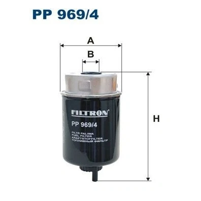 Billede af FILTRON PP 969/4 Brændstoffilter Påskruet filter LAND ROVER: Defender SUV Cabriolet,