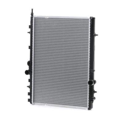 Billede af NRF EASY FIT 53120 Radiator Aluminium 555 376 27 med monteringsdele Loddet køleripper PEUGEOT: 206 Hatchback, 206+ Hatchback