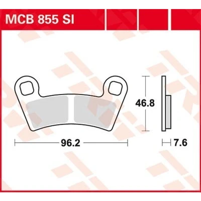 Billede af TRW Sinter Offroad MCB855SI Bremseklodser