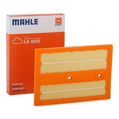 Billede af MAHLE ORIGINAL LX 3525 Luftfilter 30,5, 31,0 187, 191 Filterindsats VOLKSWAGEN: Polo V Hatchback, Golf 7, 7 Variant, SKODA: Octavia 3 Combi