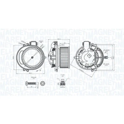 Billede af MAGNETI MARELLI 069412722010 Kabineblæser BMW: 3 Touring