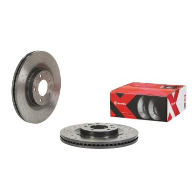 Billede af BREMBO 09.C177.1X Bremseskiver 320 28 5 perforeret/indv. ventileret coatet med skruer