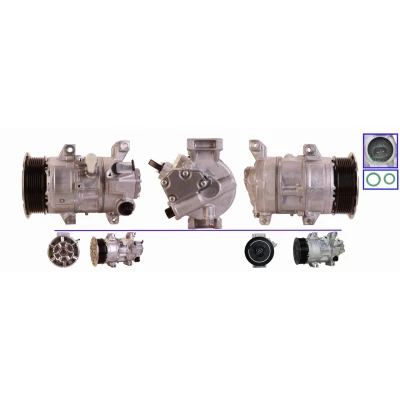 Billede af ELSTOCK 51 0801 Kompressor PAG 46 R 134a med pakninger TOYOTA: Avensis III Stationcar, Auris Hatchback