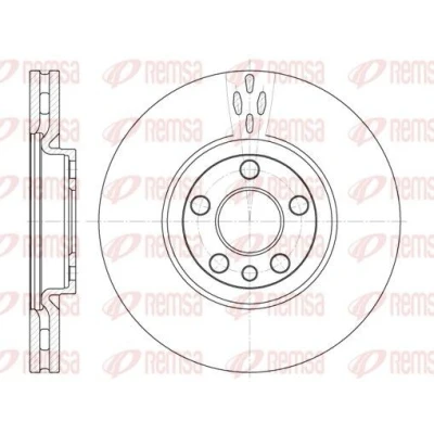 Billede af REMSA 6658.10 Bremseskiver foraksel 285, 285 28 5 ventileret PEUGEOT: 807, Expert I Van, MERCEDES BENZ: SL Cabriolet, CITROËN: C8