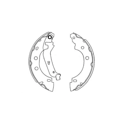 Billede af KAVO PARTS KBS 7410 Bremsebakker 203 39 RENAULT: Kangoo I Express