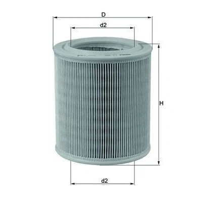 Billede af MAHLE ORIGINAL LX 706 Luftfilter 164,0 144,0 Filterindsats LAND ROVER: Discovery 1