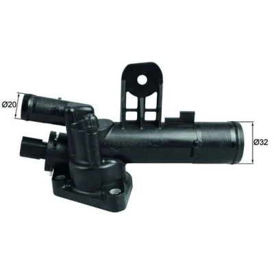 Billede af MAHLE ORIGINAL TI 247 83 Termostat med pakning RENAULT: MEGANE 3 Grandtour, TWINGO 2, CLIO 3, DACIA: Lodgy, NISSAN: Qashqai / Qashqai+2 I, MICRA