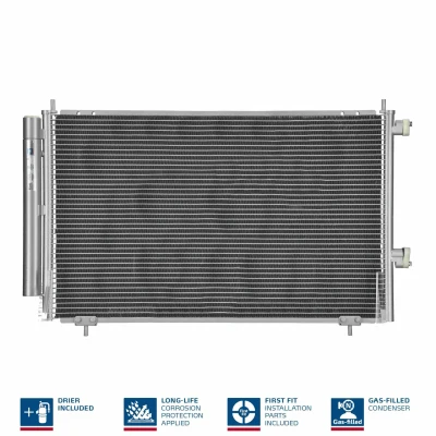 Billede af NISSENS 940349 Kondensator med tørrer Aluminium 705 R 134a TOYOTA: RAV4 IV SUV
