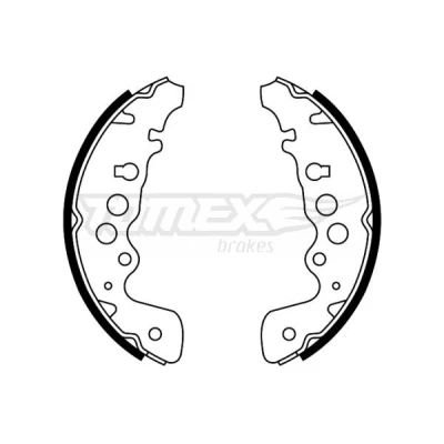 Billede af TOMEX brakes TX 22 04 Bremsebakker bagaksel 220 42 SUZUKI: Grand Vitara 2 SUV, 1 I SUV Cabriolet