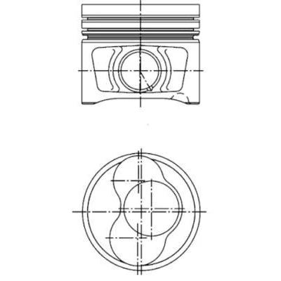 Billede af KOLBENSCHMIDT 40409620 Motor Stempel 81,51 AUDI: A3 Hatchback