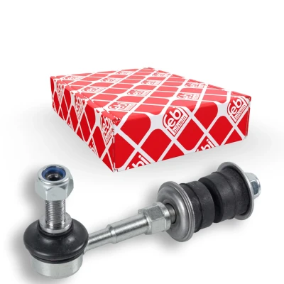Billede af FEBI BILSTEIN 42984 Stabstag Bagaksel venstre, højre 135 M12 x 1,25, M10 1,25 med møtrik, underlægskiver, leje Stål sølv