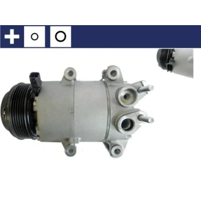 Billede af MAHLE ORIGINAL ACP 1185 000S Kompressor 7VS16ic 12 PAG 46 YF R 1234yf, 134a med tætningsring FORD: FOCUS 3 Turnier,