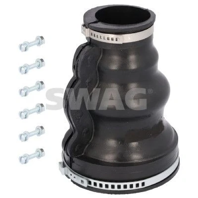 Billede af SWAG 30 90 1758 Drivakselmanchet bagaksel, gearkasse monteret Gummi VOLKSWAGEN: 1500/1600 Sedan