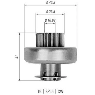 Billede af Spidshjul, starter MAGNETI MARELLI 940113020324