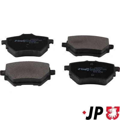 Billede af JP GROUP 3163700710 Bremseklodser bagaksel Ekskl. slidadvarselskontakt PEUGEOT: 308 SW 2, 3008 II SUV, Hatchback, CITROËN: C4 Grand Picasso 2