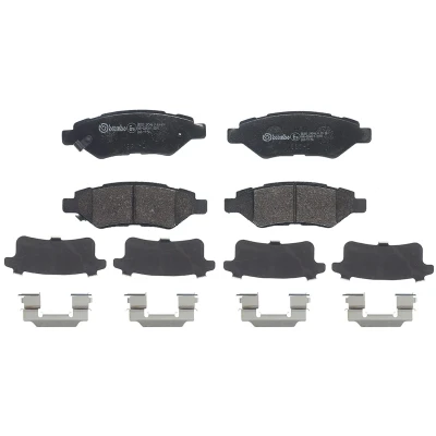 Billede af BREMBO P 09 014 Bremseklodser med akustisk advarsel for slid anti knirke plade tilbehør FORD: Kuga Mk3, CHEVROLET: Camaro V Coupe