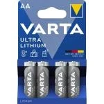 Billede af Varta Lithium Batteri Aa 1.5 V 2900 mAh Forudladet 4 Blister kort