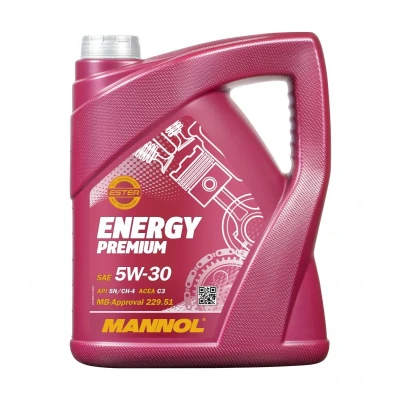 Billede af Mannol Energy Premium 5W 30 5l Motorolie MN7908 5 HYUNDAI: i40 Sedan, Stationcar, i30 I Hatchback, BMW: 2 Gran Tourer, 1 3 Touring