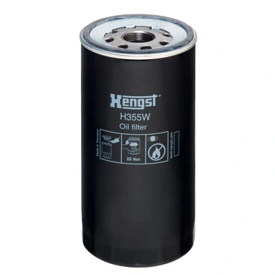 Billede af HENGST filter H355W Oliefilter M30x2 Påskruet