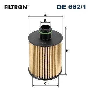 Billede af FILTRON OE 682/1 Oliefilter Filterindsats OPEL: Corsa D Hatchback, Insignia A Sports Tourer, Astra J SAAB: 9 3 Stationcar, Sedan