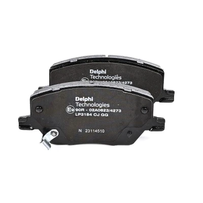 Billede af DELPHI LP3184 Bremseklodser med akustisk advarsel for slid anti knirke plade uden tilbehør FIAT: 500X, JEEP: Renegade SUV