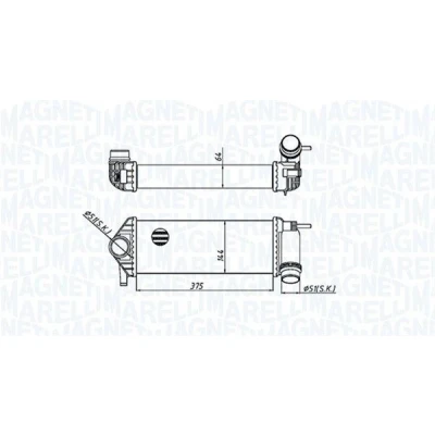 Billede af MAGNETI MARELLI 351319205510 Intercooler