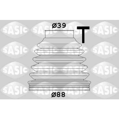 Billede af SASIC 1900027 Drivakselmanchet foraksel, hjulsidet Termoplast CITROËN: C5 3, III Stationcar