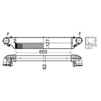 Billede af MAHLE ORIGINAL CI 505 000S Intercooler