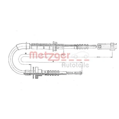 Billede af METZGER 11.3910 Koblingskabel COFLE