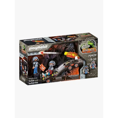 Billede af Playmobil RISE DINO MINE Raket KART Togsæt til børn, Størrelse: One Size, Multicoloured
