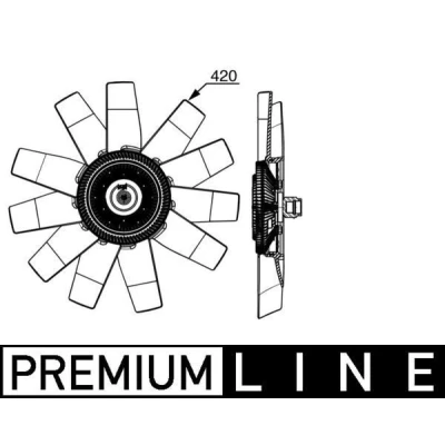 Billede af MAHLE ORIGINAL CFF 530 000P Køleventilator 420 termisk