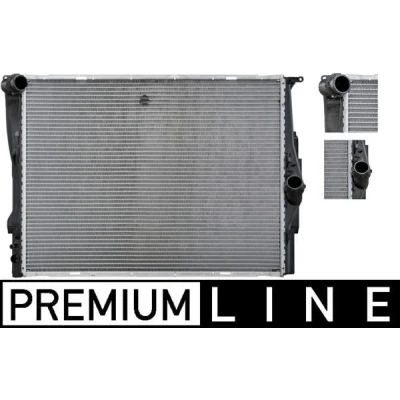 Billede af MAHLE ORIGINAL CR 1087 000P Radiator 600 460 32 Loddet køleripper BMW: 3 Touring, Sedan, Coupe