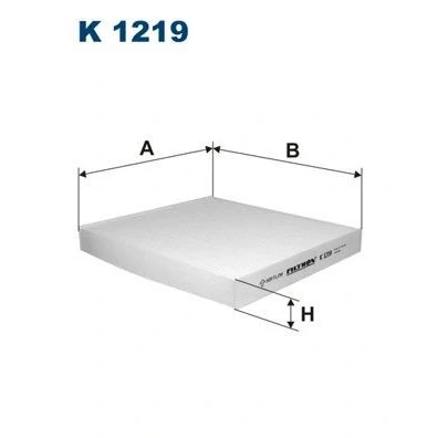 Billede af FILTRON K 1219 Kabinefilter Partikelfilter 221 251 30 HYUNDAI: Sonata V, SANTA FE 2, KIA: Magentis II, I