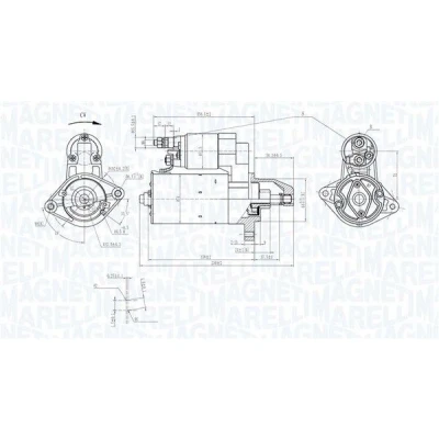 Billede af Starter MAGNETI MARELLI 063721535010