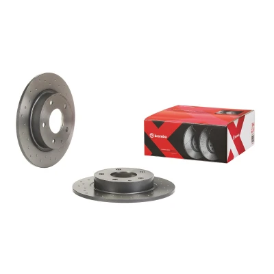 Billede af BREMBO 08.C653.1X Bremseskiver 265 9 5 fuldstændigt, hullet coatet MAZDA: 3 Hatchback, CX 3, Sedan
