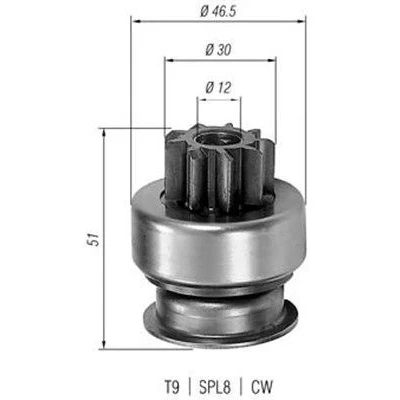Billede af MAGNETI MARELLI 940113020185 Spidshjul, starter