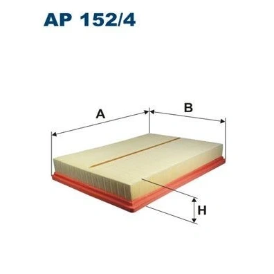 Billede af FILTRON AP 152/4 Luftfilter 50 237 328 Filterindsats
