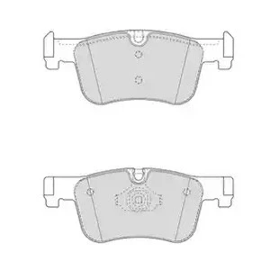 Billede af JURID 573419J Bremseklodser Ikke forberedt til slidindikator BMW: 3 Touring, 1 Hatchback, Sedan