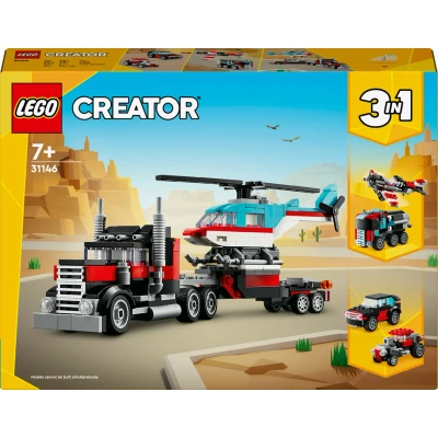 Billede af LEGO Creator 31146 Blokvogn med helikopter