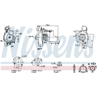 Billede af NISSENS 93730 Turbolader pneumatisk