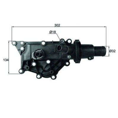 Billede af MAHLE ORIGINAL TH 59 89 Termostat med pakning RENAULT: MEGANE 3 Grandtour, CLIO 3, 2 Kombi