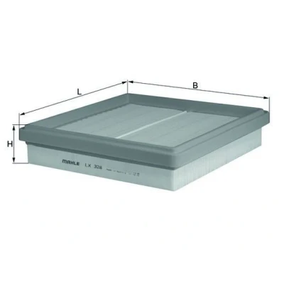 Billede af Luftfilter KNECHT LX 328