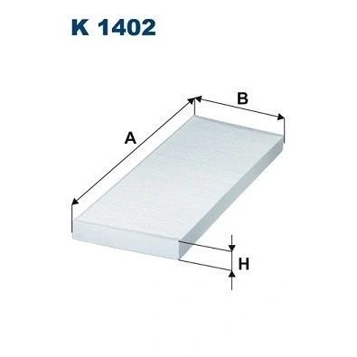 Billede af FILTRON K 1402 Kabinefilter Partikelfilter 497 177 31