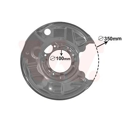 Billede af VAN WEZEL 3032374 Ankerplade Bagaksel højre MERCEDES BENZ: C klasse T modell, Sedan, Coupe